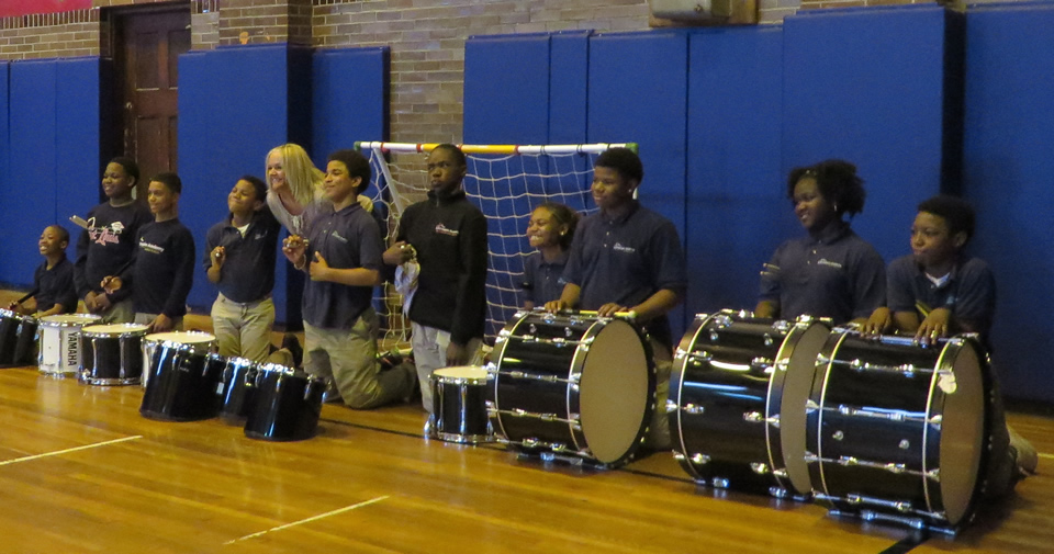 A New Drum Line for KIPP Inspire Academy