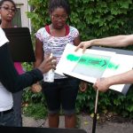 Music stand painting project with Orchestrating Diversity